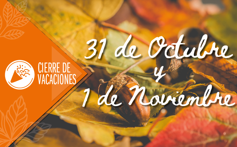 Cierre CMT sucursal España 31 de Octobre y 1 de Noviembre
