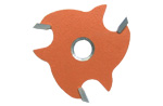 Slot cutters with 45° bore